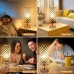 Crystal Touch Control Table Lamp, Decorative Modern Nightstand Lamp with 3-Way Dimmable, USB-C+A Ports for Home, Bedroom, Living Room (2 Set) - GA-CTL-USB-2 